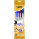 BIC 802054 Stick ballpoint pen Negro, Azul, Verde, Rojo 5pieza(s) bolígrafo 802054